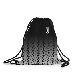 Рюкзак-мешок 3D с принтом Juventus 2018 X Sport в Рязани, 100% полиэстер | плотность ткани — 200 г/м2, размер — 35 х 45 см; лямки — толстые шнурки, застежка на шнуровке, без карманов и подкладки | fc | juventus | спорт | спортивные | фк | футбол | ювентус