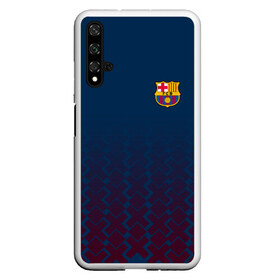 Чехол для Honor 20 с принтом FC Barca 2018 Creative uniform в Рязани, Силикон | Область печати: задняя сторона чехла, без боковых панелей | fc | fc barcelona | fcb | барселона | спорт | спортивные | фк | футбол