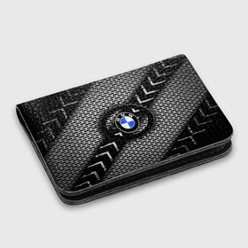 Картхолдер с принтом с принтом BMW Carboniferous 2018 в Рязани, натуральная матовая кожа | размер 7,3 х 10 см; кардхолдер имеет 4 кармана для карт; | abstraction | carboniferous | карбон | текстуры