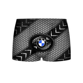 Мужские трусы 3D с принтом BMW Carboniferous 2018 в Рязани, 50% хлопок, 50% полиэстер | классическая посадка, на поясе мягкая тканевая резинка | Тематика изображения на принте: abstraction | carboniferous | карбон | текстуры