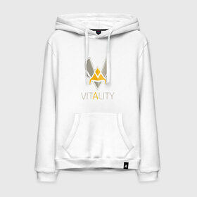 Мужская толстовка хлопок с принтом VITALITY Team Esports в Рязани, френч-терри, мягкий теплый начес внутри (100% хлопок) | карман-кенгуру, эластичные манжеты и нижняя кромка, капюшон с подкладом и шнурком | Тематика изображения на принте: 6 | rainbow six | siege | битва | война | игра | киберспорт | оружие | осада | радуга | шутер