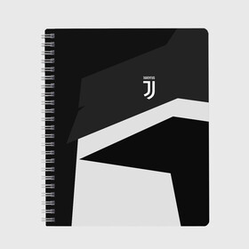 Тетрадь с принтом Juventus 2018 Geometry Sport в Рязани, 100% бумага | 48 листов, плотность листов — 60 г/м2, плотность картонной обложки — 250 г/м2. Листы скреплены сбоку удобной пружинной спиралью. Уголки страниц и обложки скругленные. Цвет линий — светло-серый
 | fc | juventus | спорт | спортивные | фк | футбол | футбольный клуб | ювентус