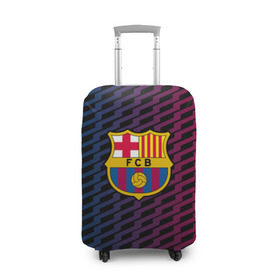 Чехол для чемодана 3D с принтом FC Barca 2018 Creative uniform в Рязани, 86% полиэфир, 14% спандекс | двустороннее нанесение принта, прорези для ручек и колес | fc | fc barcelona | fcb | барселона | спорт | спортивные | фк | футбол | футбольный клуб