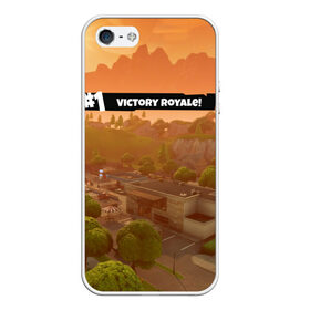 Чехол для iPhone 5/5S матовый с принтом Fortnite в Рязани, Силикон | Область печати: задняя сторона чехла, без боковых панелей | fortnite