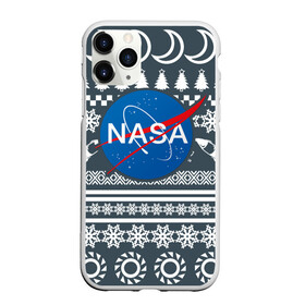 Чехол для iPhone 11 Pro Max матовый с принтом Свитер NASA в Рязани, Силикон |  | nasa | космос | логотип | наса | ракета