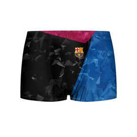 Мужские трусы 3D с принтом FC Barca 2018 Creative uniform в Рязани, 50% хлопок, 50% полиэстер | классическая посадка, на поясе мягкая тканевая резинка | Тематика изображения на принте: fc | fc barcelona | fcb | барселона | спорт | спортивные | фк | футбол | футбольный клуб