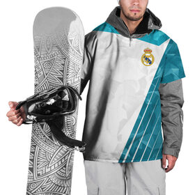 Накидка на куртку 3D с принтом Real Madrid 2018 Abstract в Рязани, 100% полиэстер |  | fc | real madrid | реал мадрид | спорт | спортивные | фк | футбол | футбольный клуб