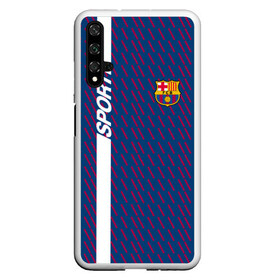 Чехол для Honor 20 с принтом FC Barca 2018 Creative uniform в Рязани, Силикон | Область печати: задняя сторона чехла, без боковых панелей | Тематика изображения на принте: fc | fc barcelona | fcb | барселона | спорт | спортивные | фк | футбол | футбольный клуб