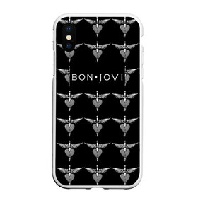 Чехол для iPhone XS Max матовый с принтом Bon Jovi в Рязани, Силикон | Область печати: задняя сторона чехла, без боковых панелей | bon | jovi | бон | джови