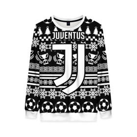 Женский свитшот 3D с принтом Juventus 2018 Новогодний в Рязани, 100% полиэстер с мягким внутренним слоем | круглый вырез горловины, мягкая резинка на манжетах и поясе, свободная посадка по фигуре | fc | juventus | спорт | спортивные | фк | футбол | футбольный клуб | ювентус