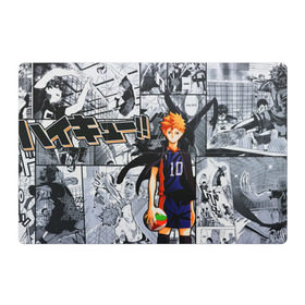 Магнитный плакат 3Х2 с принтом Сёё Хината в Рязани, Полимерный материал с магнитным слоем | 6 деталей размером 9*9 см | anime | haikyuu | аниме | сёё хината