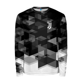 Мужской лонгслив 3D с принтом Juventus 2018 Geometry Sport в Рязани, 100% полиэстер | длинные рукава, круглый вырез горловины, полуприлегающий силуэт | fc | juventus | спорт | спортивные | фк | футбол | футбольный клуб | ювентус