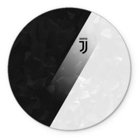 Коврик круглый с принтом Juventus 2018 Элита в Рязани, резина и полиэстер | круглая форма, изображение наносится на всю лицевую часть | fc | juventus | спорт | спортивные | фк | футбол | футбольный клуб | ювентус