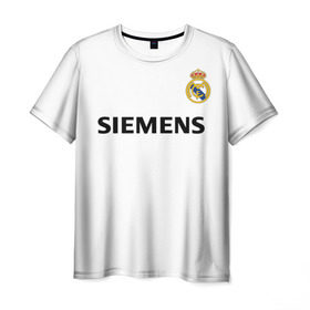 Мужская футболка 3D с принтом Zidane ретро в Рязани, 100% полиэфир | прямой крой, круглый вырез горловины, длина до линии бедер | champions | league | madrid | real | retro | spain | zidane | zinedine | зидан | зинедин | лига | мадрид | реал | ретро | чемпионов