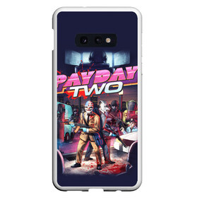 Чехол для Samsung S10E с принтом Payday_3 в Рязани, Силикон | Область печати: задняя сторона чехла, без боковых панелей | chains | dallas | heist | hoxton | payday | the heist | wolf | банк | грабители | мафиози | мафия | наемники | ограбление