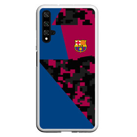 Чехол для Honor 20 с принтом FC Barca 2018 Creative uniform в Рязани, Силикон | Область печати: задняя сторона чехла, без боковых панелей | fc | fc barcelona | fcb | барселона | спорт | спортивные | фк | футбол | футбольный клуб