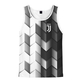 Мужская майка 3D с принтом Juventus 2018 Geometry Sport в Рязани, 100% полиэстер | круглая горловина, приталенный силуэт, длина до линии бедра. Пройма и горловина окантованы тонкой бейкой | fc | juventus | спорт | спортивные | фк | футбол | футбольный клуб | ювентус