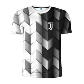 Мужская футболка 3D спортивная с принтом Juventus 2018 Geometry Sport в Рязани, 100% полиэстер с улучшенными характеристиками | приталенный силуэт, круглая горловина, широкие плечи, сужается к линии бедра | Тематика изображения на принте: fc | juventus | спорт | спортивные | фк | футбол | футбольный клуб | ювентус