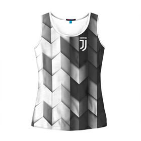 Женская майка 3D с принтом Juventus 2018 Geometry Sport в Рязани, 100% полиэстер | круглая горловина, прямой силуэт, длина до линии бедра | fc | juventus | спорт | спортивные | фк | футбол | футбольный клуб | ювентус