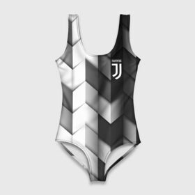 Купальник-боди 3D с принтом Juventus 2018 Geometry Sport в Рязани, 82% полиэстер, 18% эластан | Круглая горловина, круглый вырез на спине | fc | juventus | спорт | спортивные | фк | футбол | футбольный клуб | ювентус