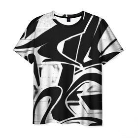 Мужская футболка 3D с принтом Городское граффити в Рязани, 100% полиэфир | прямой крой, круглый вырез горловины, длина до линии бедер | Тематика изображения на принте: color | graffity | urban | город | граффити | краски | уличное искусство