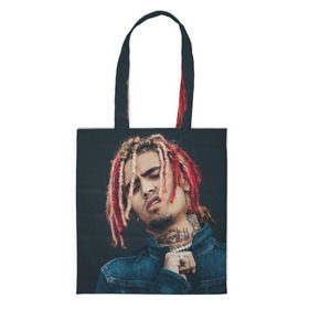 Сумка 3D повседневная с принтом Lil Pump в Рязани, 100% полиэстер | Плотность: 200 г/м2; Размер: 34×35 см; Высота лямок: 30 см | esketit | esskeetit | gang | lil | pump | rap | качер | лил | маленький | насос | памп | репер | рэпер | рэппер | с дредами | эшкере | эшкерее | эшкереее | эшкерееее | эщкере | эщкерее | эщкереее | эщкерееее