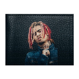 Обложка для студенческого билета с принтом Lil Pump в Рязани, натуральная кожа | Размер: 11*8 см; Печать на всей внешней стороне | esketit | esskeetit | gang | lil | pump | rap | качер | лил | маленький | насос | памп | репер | рэпер | рэппер | с дредами | эшкере | эшкерее | эшкереее | эшкерееее | эщкере | эщкерее | эщкереее | эщкерееее