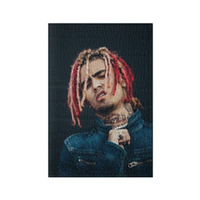 Обложка для паспорта матовая кожа с принтом Lil Pump в Рязани, натуральная матовая кожа | размер 19,3 х 13,7 см; прозрачные пластиковые крепления | esketit | esskeetit | gang | lil | pump | rap | качер | лил | маленький | насос | памп | репер | рэпер | рэппер | с дредами | эшкере | эшкерее | эшкереее | эшкерееее | эщкере | эщкерее | эщкереее | эщкерееее