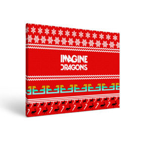 Холст прямоугольный с принтом Праздничный Imagine Dragons в Рязани, 100% ПВХ |  | dragons | imagine | альтернативный | американская | арена | бэн макки | группа | драгонс | дэн | дэн рейнольдс | знак | имеджин | инди | индирок | красный | надпись | новогодний | новый год | поп | праздник