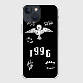 Чехол для iPhone 13 mini с принтом Pharaoh Tattoo в Рязани,  |  | Тематика изображения на принте: dead dynasty | pharaoh | pink phloyd | мертвая династия | фараон