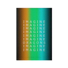 Обложка для паспорта матовая кожа с принтом IMAGINE DRAGONS в Рязани, натуральная матовая кожа | размер 19,3 х 13,7 см; прозрачные пластиковые крепления | evolve | imagine dragons | new age | вокалист | группа | драгонс | известные | личности | надписи | реп | рок | триколор | фирменные цвета | яркие