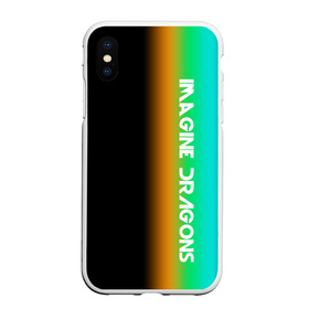 Чехол для iPhone XS Max матовый с принтом IMAGINE DRAGONS в Рязани, Силикон | Область печати: задняя сторона чехла, без боковых панелей | Тематика изображения на принте: evolve | imagine dragons | new age | вокалист | группа | драгонс | известные | личности | надписи | реп | рок | триколор | фирменные цвета | яркие