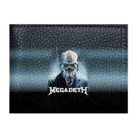 Обложка для студенческого билета с принтом Megadeth в Рязани, натуральная кожа | Размер: 11*8 см; Печать на всей внешней стороне | Тематика изображения на принте: megadeth |   megadet | группа | дирк вербурен | дэвид эллефсон | дэйв мастейн | кико лоурейро | мегадет | мегадетх | метал | рок | трэш | трэшметал | тяжелый | хард | хардрок | хеви | хевиметал