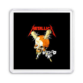 Магнит 55*55 с принтом Metallica в Рязани, Пластик | Размер: 65*65 мм; Размер печати: 55*55 мм | american | band | cliff burton | dave mustaine | hard | james hatfield | jason newsted | kirk hammett | lars ulrich | metal | metallica | robert trujillo | rock | ron mcgowney | thrash | американская | джеймс хэтфилд | ларс ул | метал группа | трэш метал 