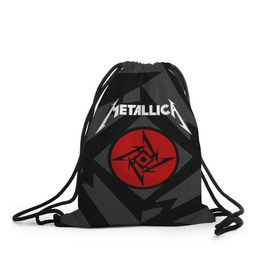 Рюкзак-мешок 3D с принтом Metallica в Рязани, 100% полиэстер | плотность ткани — 200 г/м2, размер — 35 х 45 см; лямки — толстые шнурки, застежка на шнуровке, без карманов и подкладки | Тематика изображения на принте: american | band | cliff burton | dave mustaine | hard | james hatfield | jason newsted | kirk hammett | lars ulrich | metal | metallica | robert trujillo | rock | ron mcgowney | thrash | американская | джеймс хэтфилд | ларс ул | метал группа | трэш метал 