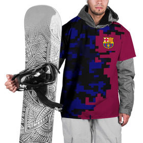 Накидка на куртку 3D с принтом FC Barca 2018 Creative uniform в Рязани, 100% полиэстер |  | fc | fc barcelona | fcb | fly emirates | ronaldo | абстракция | барселона | геометрия | зож | клуб | линии | месси | модные | мяч | реал мадрид | спорт | спортивные | тренды | футбол | футбольный клуб | эмблема