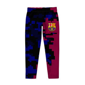 Детские леггинсы 3D с принтом FC Barca 2018 Creative uniform в Рязани, полиэстер 85%, спандекс 15% | эластичный пояс, зауженный крой | fc | fc barcelona | fcb | fly emirates | ronaldo | абстракция | барселона | геометрия | зож | клуб | линии | месси | модные | мяч | реал мадрид | спорт | спортивные | тренды | футбол | футбольный клуб | эмблема