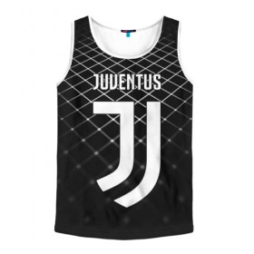 Мужская майка 3D с принтом Juventus 2018 Line в Рязани, 100% полиэстер | круглая горловина, приталенный силуэт, длина до линии бедра. Пройма и горловина окантованы тонкой бейкой | fc | juventus | спорт | спортивные | фк | футбол | ювентус