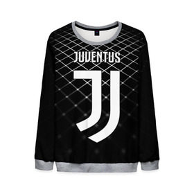 Мужской свитшот 3D с принтом Juventus 2018 Line в Рязани, 100% полиэстер с мягким внутренним слоем | круглый вырез горловины, мягкая резинка на манжетах и поясе, свободная посадка по фигуре | Тематика изображения на принте: fc | juventus | спорт | спортивные | фк | футбол | ювентус