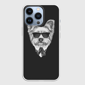 Чехол для iPhone 13 Pro с принтом Йоркширский терьер_13 в Рязани,  |  | домашние животные | пес | собака | терьер