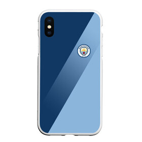 Чехол для iPhone XS Max матовый с принтом Manchester city 2018 Элита в Рязани, Силикон | Область печати: задняя сторона чехла, без боковых панелей | fc | manchester city | манчестер сити | спорт | спортивные | фк | футбол | футбольный клуб