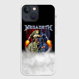 Чехол для iPhone 13 mini с принтом Megadeth в Рязани,  |  | megadet | megadeth | группа | дирк вербурен | дэвид эллефсон | дэйв мастейн | кико лоурейро | мегадет | мегадетх | метал | рок | трэш | трэшметал | тяжелый | хард | хардрок | хеви | хевиметал