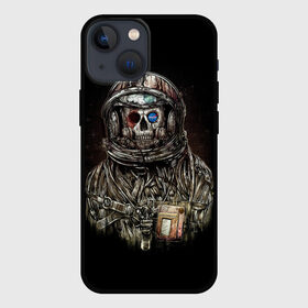 Чехол для iPhone 13 mini с принтом NASA DEATH в Рязани,  |  | bones | nasa | skull | картинка | кости | металл | модные | музыка | пафосные | прикольные | рисунок | рок | скелет | тело | череп | черепа | яркие
