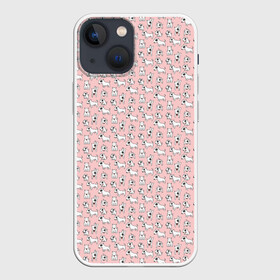 Чехол для iPhone 13 mini с принтом Бультерьерчики в Рязани,  |  | бультерьер | домашние животные | пес | песик | собака | собачка