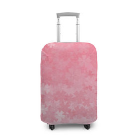 Чехол для чемодана 3D с принтом Сакура в Рязани, 86% полиэфир, 14% спандекс | двустороннее нанесение принта, прорези для ручек и колес | japan | sakura | вишня | розовый | сакура | цветок | цветы | япония