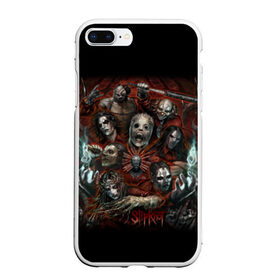 Чехол для iPhone 7Plus/8 Plus матовый с принтом Slipknot в Рязани, Силикон | Область печати: задняя сторона чехла, без боковых панелей | metal | slipknot | taylor | слипкнот