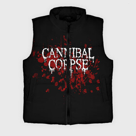 Мужской жилет утепленный 3D с принтом Cannibal Corpse в Рязани,  |  | cannibal corpse | logo | metal | music | rock | лого | логотип | метал | музыка | рок