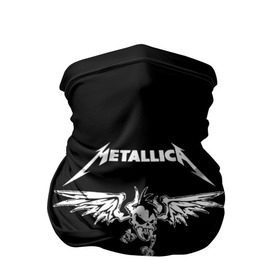 Бандана-труба 3D с принтом Metallica в Рязани, 100% полиэстер, ткань с особыми свойствами — Activecool | плотность 150‒180 г/м2; хорошо тянется, но сохраняет форму | Тематика изображения на принте: metallica | группа | джеймс хэтфилд | кирк хэмметт | ларс ульрих | метал | металика | металлика | миталика | музыка | роберт трухильо | рок | трэш | трэшметал | хард | хардрок | хеви | хевиметал