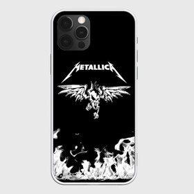 Чехол для iPhone 12 Pro Max с принтом Metallica в Рязани, Силикон |  | metallica | группа | джеймс хэтфилд | кирк хэмметт | ларс ульрих | метал | металика | металлика | миталика | музыка | роберт трухильо | рок | трэш | трэшметал | хард | хардрок | хеви | хевиметал