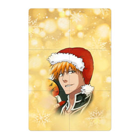 Магнитный плакат 2Х3 с принтом Happy New Bleach! в Рязани, Полимерный материал с магнитным слоем | 6 деталей размером 9*9 см | Тематика изображения на принте: bleach | блич | ичиго | куросаки ичиго